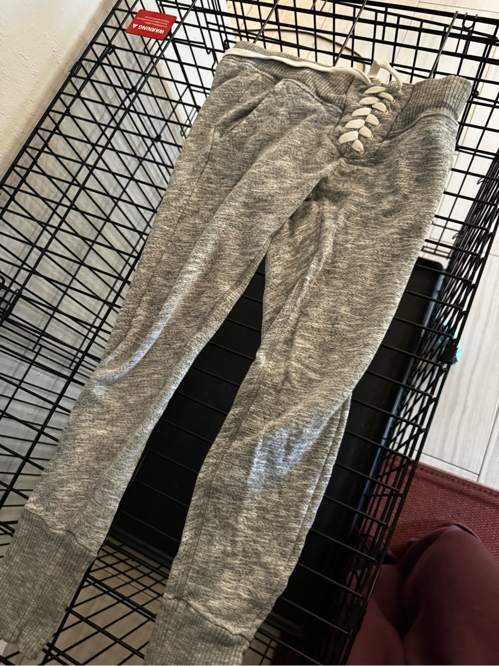 NSF Light Gray Marled Sweatpants